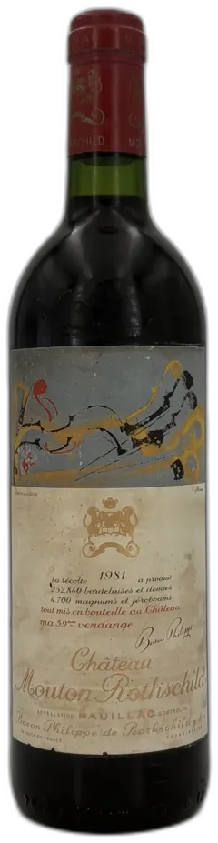 photo du vin Chateau Mouton Rothschild