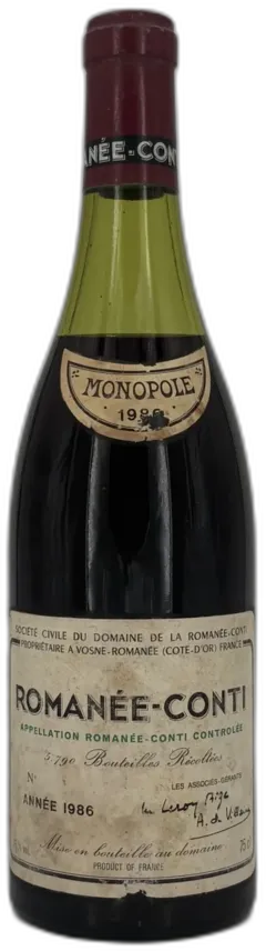 photo du vin Romanée-Conti