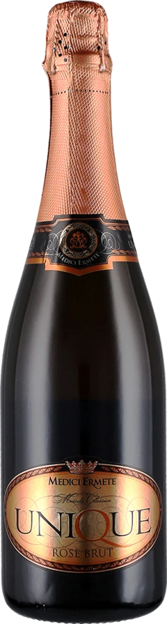 photo Vino Spumante di Qualitã Brut Rosã© Metodo Classico Unique Medici Ermete