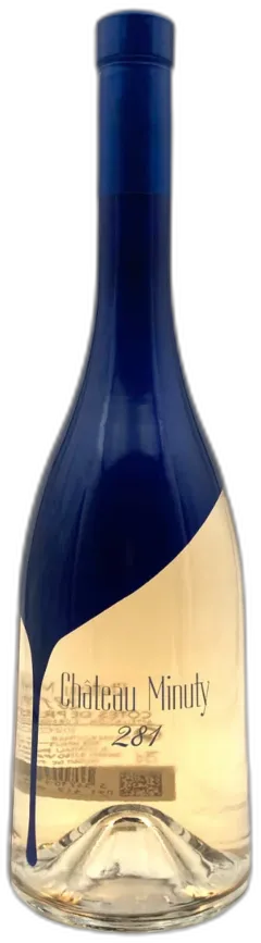 vue du vin Château Minuty et or