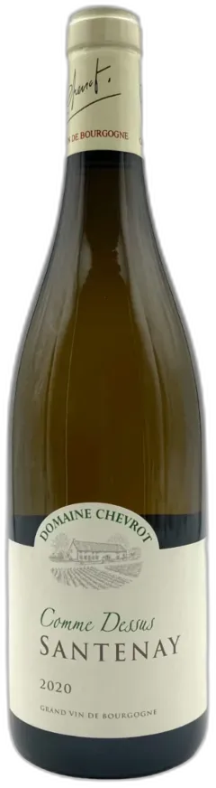 vue du vin Santenay Comme Dessus Domaine Chevrot