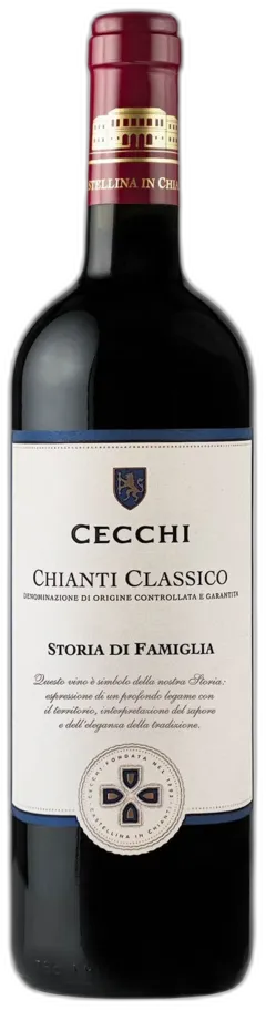 vue du vin Chianti Classico Docg 'Storia di Famiglia' Cecchi