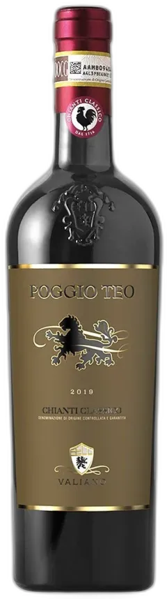 vue du vin Chianti Classico Docg “Poggio Teo” Valiano