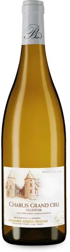 vue du vin Chablis Grand Cru Vaudésir Domaine Besson
