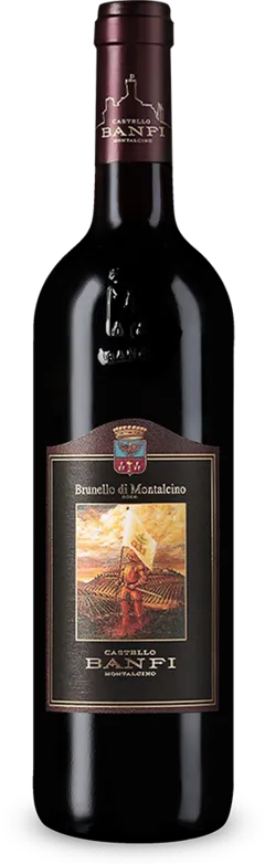 vue du vin Brunello di Montalcino Banfi