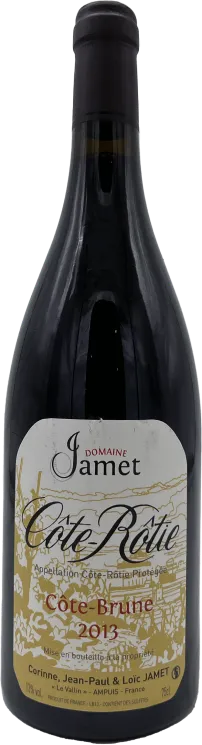 photo Jamet Côte-Rôtie Côte Brune 2013