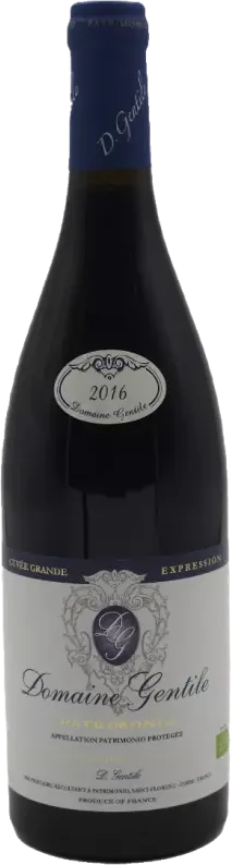 photo Domaine Gentile Grande Expression Patrimonio Rouge 2016