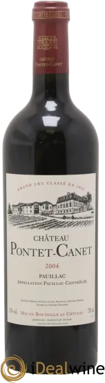 photo du vin Château Pontet-Canet