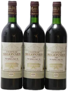 photo du vin Château Segonnes Margaux Vin Rouge