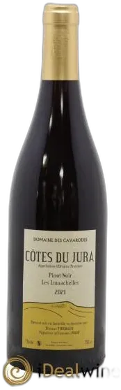photo du vin Pinot Noir les Lumachelles Aop Côtes du Jura, Etienne Thiebaud, Domaine des Cavarodes