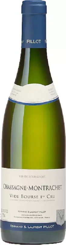 aperçu du vin Domaine Pillot Chassagne-Montrachet Blanc 1er Cru Vide Bourse 2022