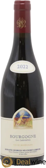 photo du vin Bourgogne les Lutenières Rouge Domaine Georges Mugneret Gibourg