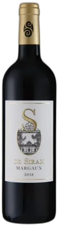 illustration du vin s de Siran 2ème Vin du Château Siran