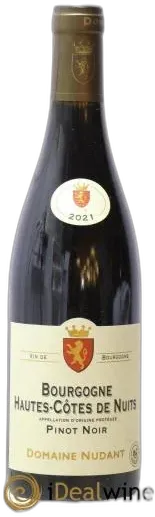 illustration du vin Pinot Noir Domaine Nudant