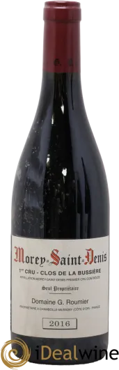 photo du vin Clos de la Bussière