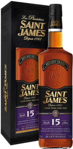 photo Martinique Aoc Rhum Vieux Agricole 15 Years Saint James