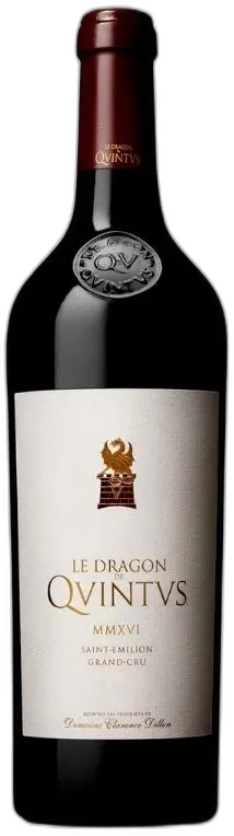 vue du vin Dragon du Château Quintus 2019