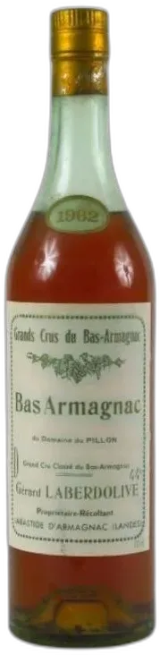 photo Vieux Bas Armagnac Domaine du Pillon Laberdolive 1962