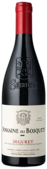 image du vin Domaine des Bosquets Séguret Côtes du Rhône Village 2021