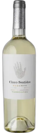 photo du vin Cinco Sentidos Reserva Torrontés