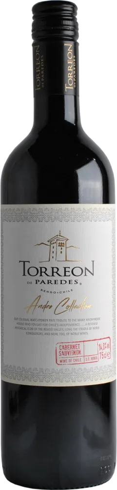 photo 2020 Cabernet-Sauvignon Rengo Valle Del Cachapoal Domaine Torreon de Paredes Chili