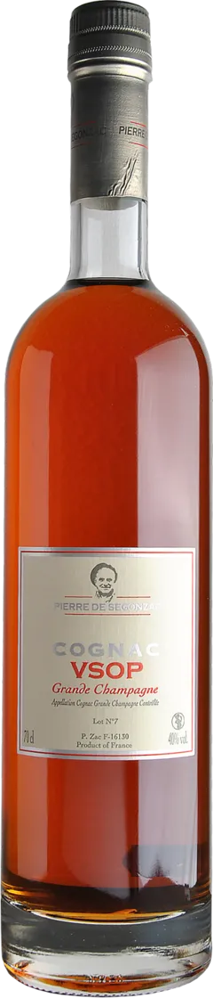 vue du vin Cognac Pierre de Segonzac Vsop 7 Ans Grande Champagne 1er Cru
