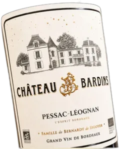 photo du vin Château Bardins Pessac-Leognan Rouge