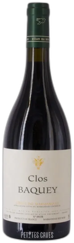 photo du vin Clos Baquey 2019 Elian da Ros