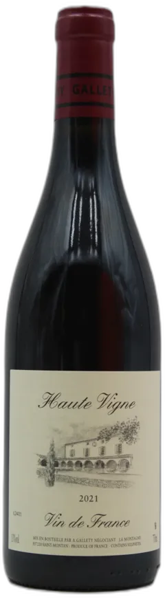 photo du vin Vin de France Haute Vigne 2021 Domaine Gallety