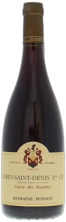 photo du vin Domaine Ponsot Morey-Saint-Denis Rouge 1er Cru Cuvee des Alouettes 2015