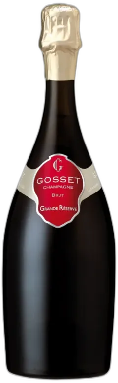 vue du vin Champagne Gosset " Grande Réserve "