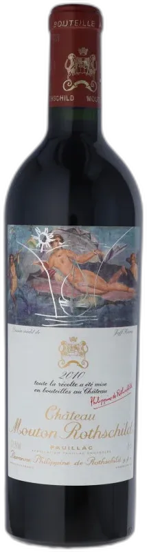 vue du vin Collection Château Mouton Rothschild 1er Cru Classé
