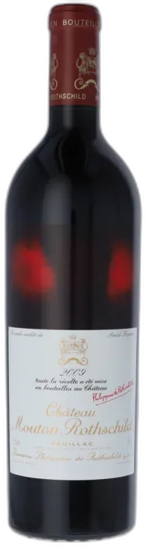 vue du vin Collection Château Mouton Rothschild 1er Cru Classé