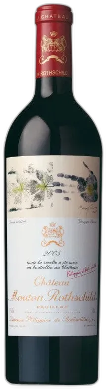 vue du vin Collection Château Mouton Rothschild 1er Cru Classé
