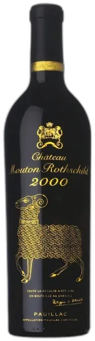 vue du vin Collection Château Mouton Rothschild 1er Cru Classé