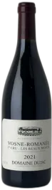 vue du vin Vosne Romanee Premier Cru les Beaumonts