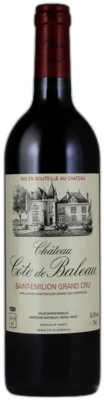 photo du vin Château Côte de Baleau Grand Cru Classé