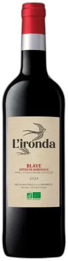 photo du vin l’Ironda Rouge Bio