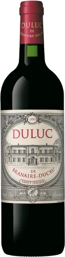 vue du vin Château Branaire Ducru 2010