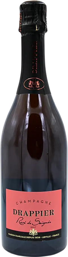 vue du vin Champagne Drappier Rosé de Saignée Rosé Drappier
