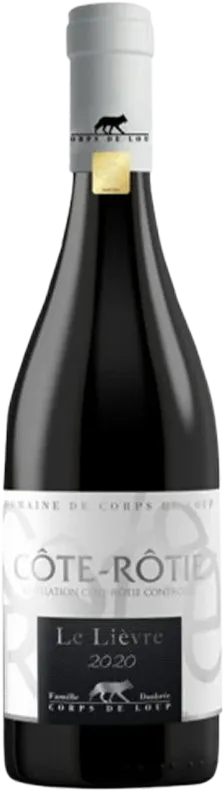 vue du vin Côte-Rôtie le Lièvre