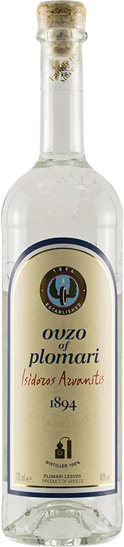 vue du vin Ouzo Plomari