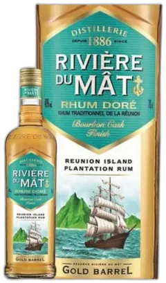 photo du vin Rivière du Mât Rhum Vieux de Mélasse de la Réunion "xo" Brun Giftbox