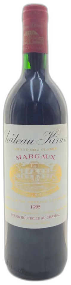 capture du vin Château "Kirwan" 3ème Cru Classé Margaux Rouge