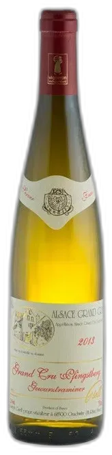 illustration du vin Domaine Joseph Gsell Gewurztraminer gd Cru Pfingstberg 2015