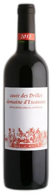 photos du vin Escausse Drilles Bons Vivants Rouge 2020