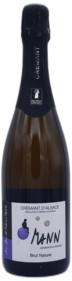 image du vin d’Alsace Brut Nature 2015 Domaine Mann