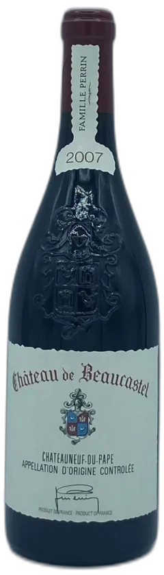 image du vin Rhône Châteauneuf-du-Pape 2007 Domaine de Beaucastel