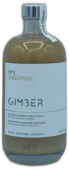 photos du vin Concentré de Gingembre Biologique n°1 Original Sans Alcool 500ml Gimber