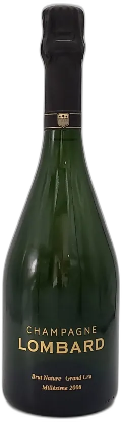 photo Champagne Lombard Brut Nature Grand Cru Millesime 2008